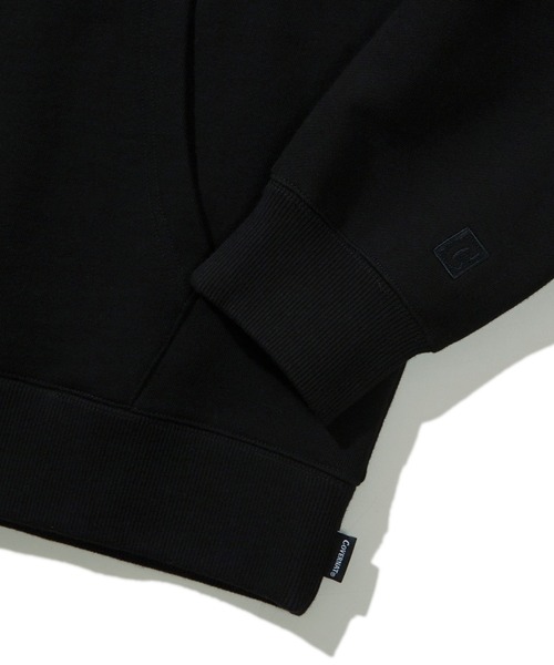 パーカー・フーディ COVERNAT Arch Logo Hoodie Black COVERNAT】VELVET ARCH LOGO OVERFIT HOODIE / カバーナット