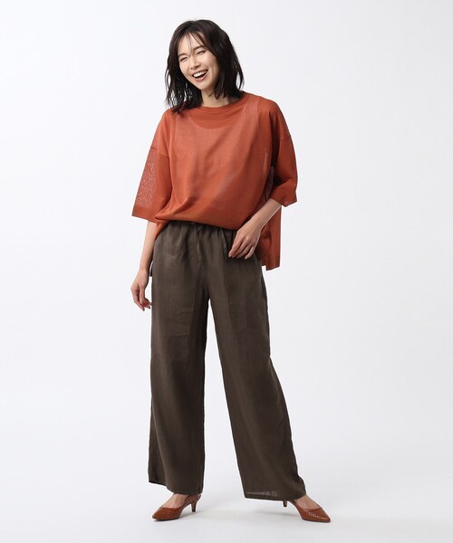 正規品お得 パンツ PayPayモール店 - 通販 - PayPayモール ふんわり 麻ワイドパンツ ZOZOTOWN 国産特価
