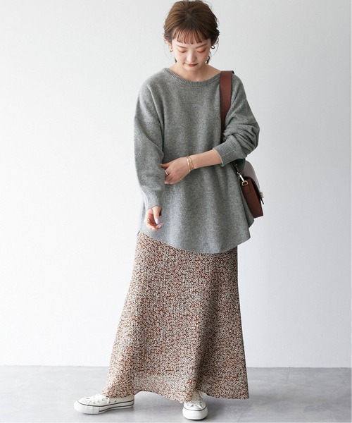 SLOBE IENA - むじ　SUPER GEELONG クルーネックプルオーバー SLOBE IENA ニット SUPER GEELONG クルーネックプルオーバー