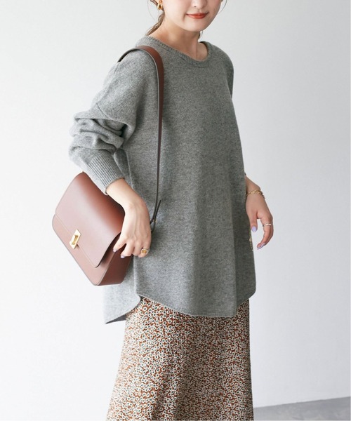SLOBE IENA - むじ　SUPER GEELONG クルーネックプルオーバー SLOBE IENA ニット SUPER GEELONG クルーネックプルオーバー