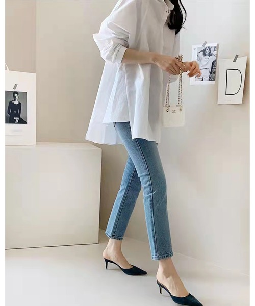 ブラウス シャツ ロングテイルシャツブラウス レディース : ZOZOTOWN