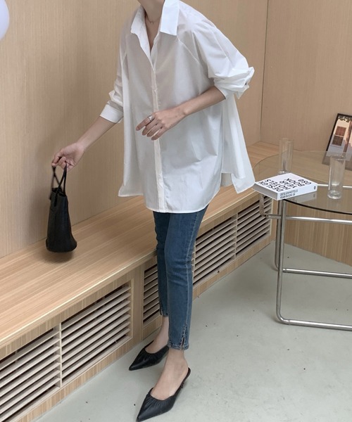 ロングテールブラウス ブラウス シャツ ロングテイルシャツブラウス レディース : ZOZOTOWN