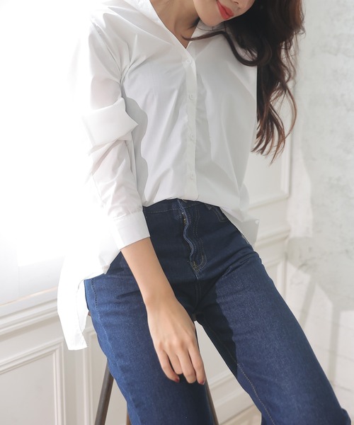 ブラウス シャツ ロングテイルシャツブラウス レディース : ZOZOTOWN