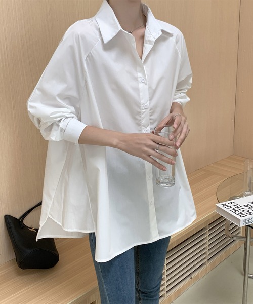 ロングテールブラウス ブラウス シャツ ロングテイルシャツブラウス レディース : ZOZOTOWN