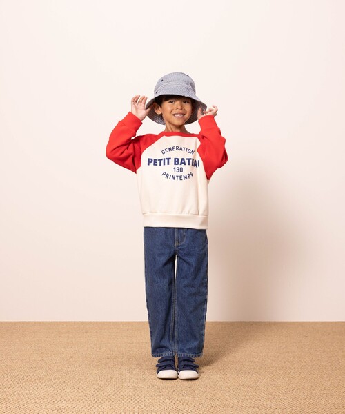 PETIT BATEAU（プチバトー） パンツ デニムパンツ キッズ 子供服