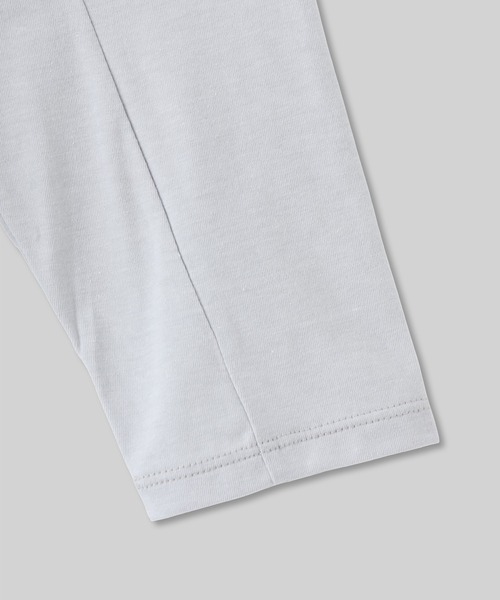 tシャツ レイヤード風ロングスリーブカットソー -手洗い可- レディース