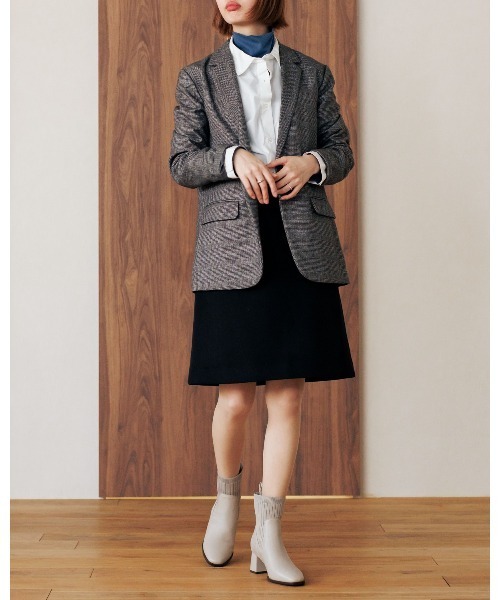 HIMIKO ブーツ 「HIMIKO」リブニットソックスブーツ/631419 レディース