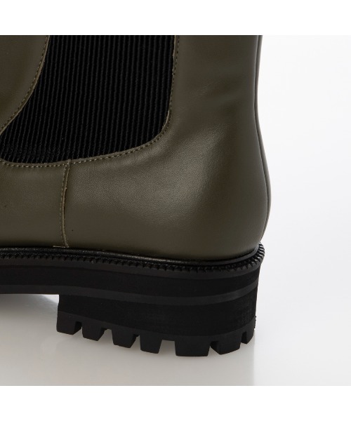 ing（イング） ブーツ 「軽量」タンクソールサイドゴアブーツ