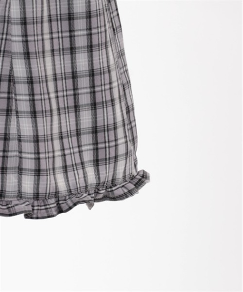 ワイドパンツ パンツ 連ボタンチェック柄キュロット キッズ 子供服 女の子 | axes femme PETIT LADY | 09