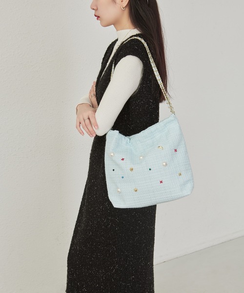 lure you in ローズチェーンバッグ 新品*限定品lureyouin ローズチェーンバッグ lure you in ローズ