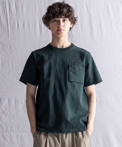 Jackman（ジャックマン） tシャツ Dotsume Pocket T-Shirt メンズ