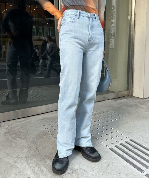 Ameri（アメリ） ジーンズ デニム デニムパンツ SLIM STRAIGHT DENIM 