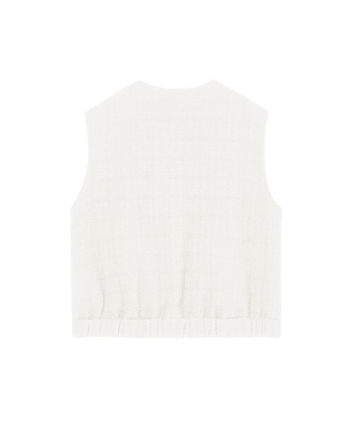 ANAYI（アナイ） ベスト ジレ 「セットアップ対応商品」スラブツイード