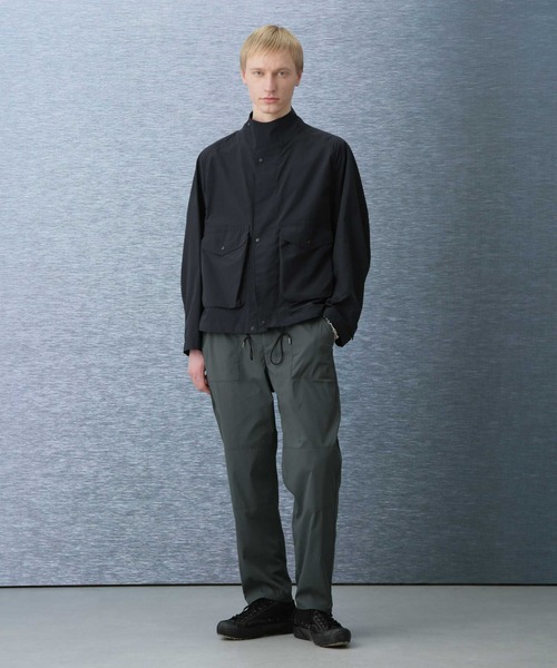 Apo（s）ture パンツ JOHAN-004/多機能タイプライターテーパードパンツ