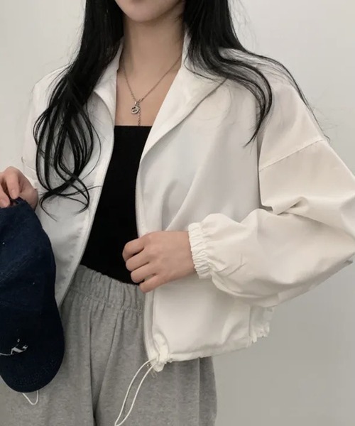 STYLEBLOCK（スタイルブロック） ma1 ma-1 裾ドローコードクロップド丈