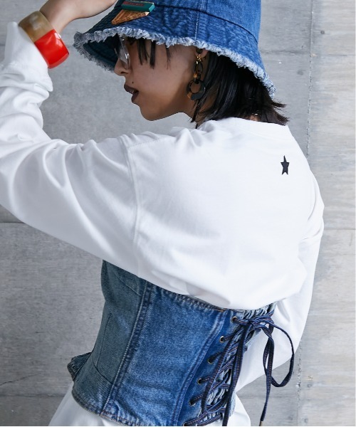 GEVS. ベスト ジレ デニムビスチェ 「大きいサイズ有」GEVS