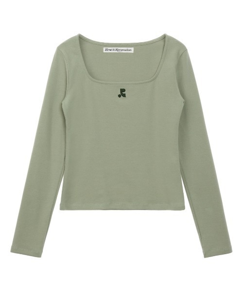 tシャツ Rest＆Recreation/レストアンドレクリエーション RR SQUARE NECK LONG SLEEVE スクエアネック ロングス