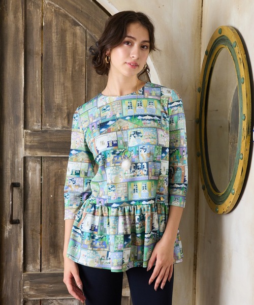 Jolly Poupee tシャツ 「22fabric」ラビリンスハウス/ティアード