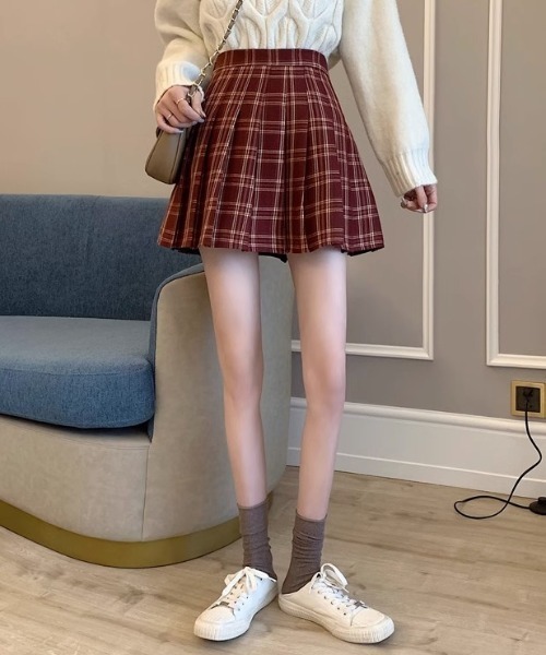 GEMEDA スカート チェック柄ミニスカート : ZOZOTOWN Yahoo!店