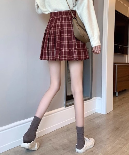 GEMEDA スカート チェック柄ミニスカート : ZOZOTOWN Yahoo!店