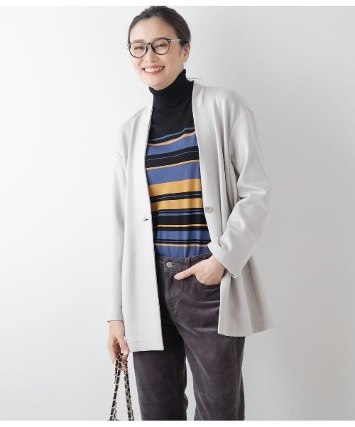 NEWYORKER（ニューヨーカー） ジャケット ノーカラージャケット マット