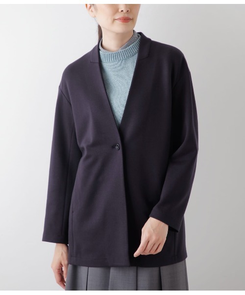 NEWYORKER（ニューヨーカー） ジャケット ノーカラージャケット マット