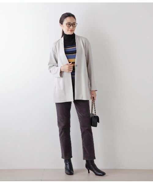 NEWYORKER（ニューヨーカー） ジャケット ノーカラージャケット マット