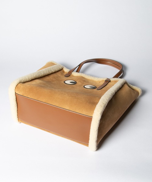 ANYA HINDMARCH トートバッグ N/S Tote Small Eyes in Acorn