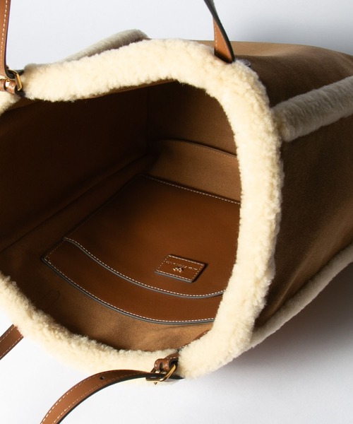 ANYA HINDMARCH トートバッグ N/S Tote Small Eyes in Acorn