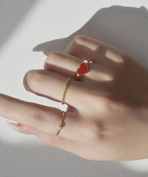 Reurie'（レウリィ） 指輪 リング 「ZOZO限定」ハートモチーフリング