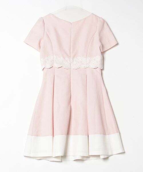 [LAISSE PASSE] короткий рукав One-piece 36 Pink Lady -s