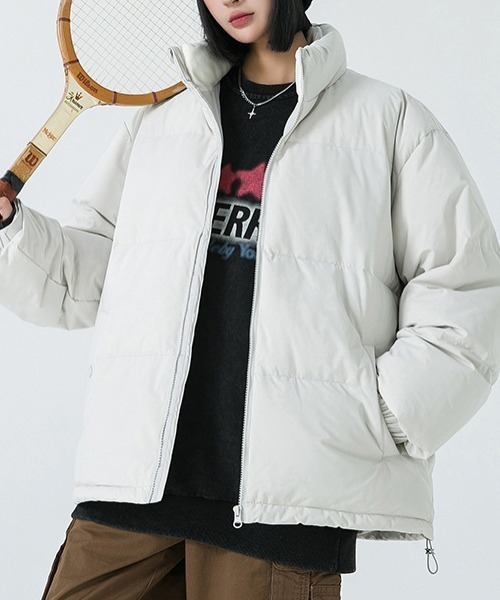Theater code ダウンジャケット ダウン stand-neck jacket / 中綿