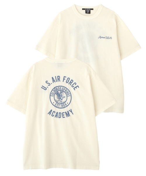 国内発送☆AVIREX☆US AIR FORCE ACADEMY T-SHIRT AVIREX tシャツ 「WEB限定」US AIR FORCE ACADEMY T-SHIRT