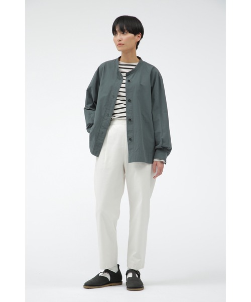 MARGARET HOWELL パンツ WASHED COTTON TWILL レディース