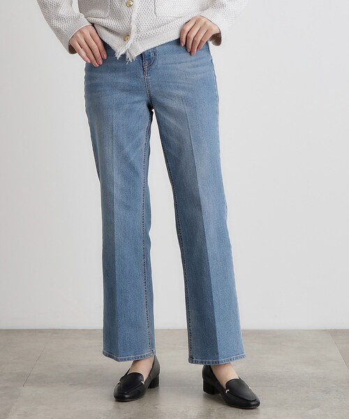 grove（グローブ） ジーンズ デニム デニムパンツ センタープレス入り