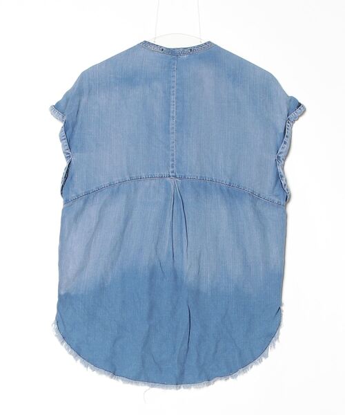 「MAISON SCOTCH」 ノースリーブブラウス - ブルー レディース_画像2