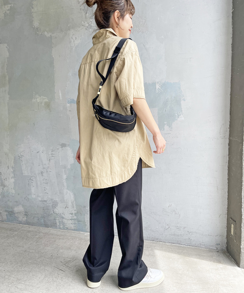 「Spick & Span」 半袖ブラウス FREE ベージュ レディース Spick＆Span 「Spick & Span」 半袖ブラウス FREE ベージュ