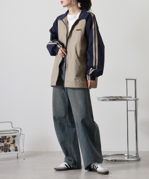 RED CAP GIRL ナイロンジャケット RCGナイロンバックプリント裏