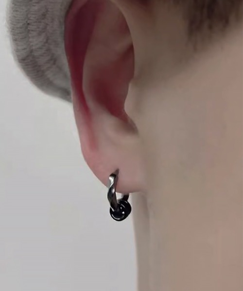 GW ピアス　⑦ SBG by 7JEWELRY アレルギー対応 ピアス SBG ツイストデザイン4連