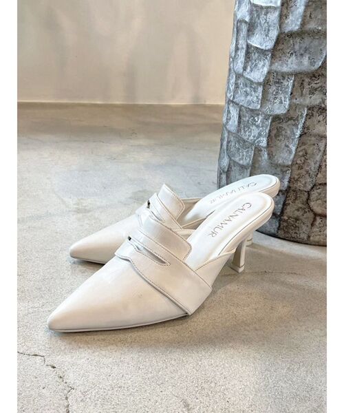 ビッグリボンクリップミュール セール】BIG RIBBON CLIP MULE/ビッグリボンクリップミュール