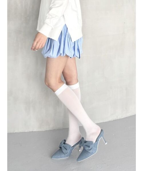 CALNAMUR（カルナムール） サンダル BIG RIBBON CLIP MULE/ビッグ