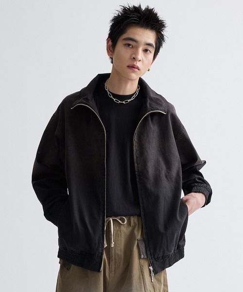 Nebula Fusion ブルゾン アウター Cotton dirt design stand collar