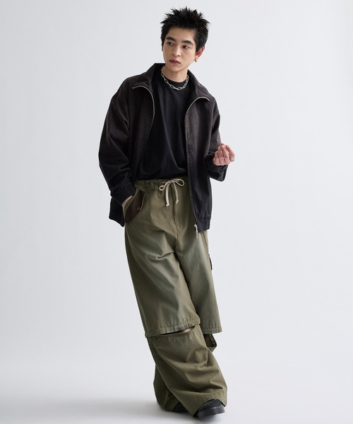 Nebula Fusion ブルゾン アウター Cotton dirt design stand collar