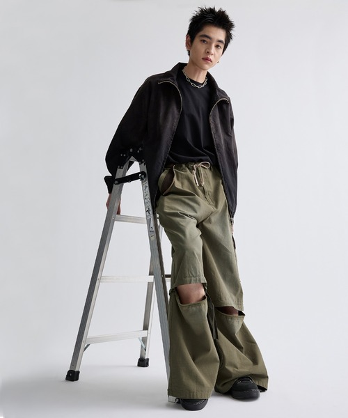 Nebula Fusion ブルゾン アウター Cotton dirt design stand collar