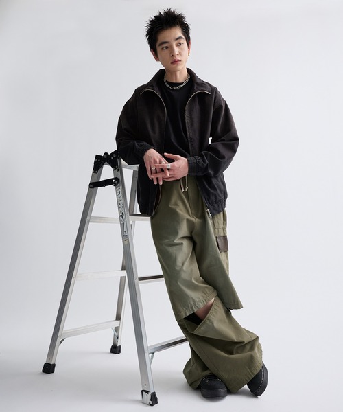 ジャケット・アウター Jentlouis Padded Stand Collar Blouson Padded Stand Collar Blouson – Jent Louis