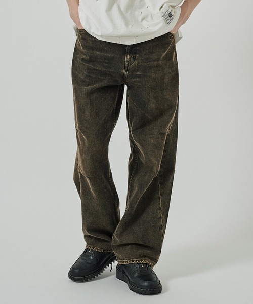 JieDa（ジエダ） ジーンズ DRAPE OVER DENIM PANTS メンズ : ZOZOTOWN
