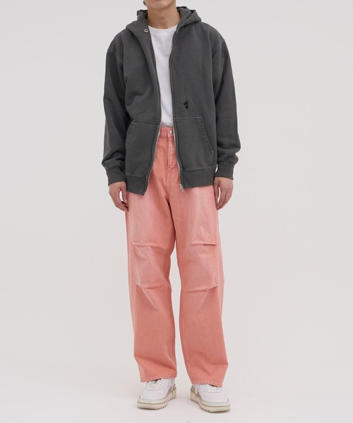 ジーンズ DRAPE OVER DENIM PANTS メンズの画像