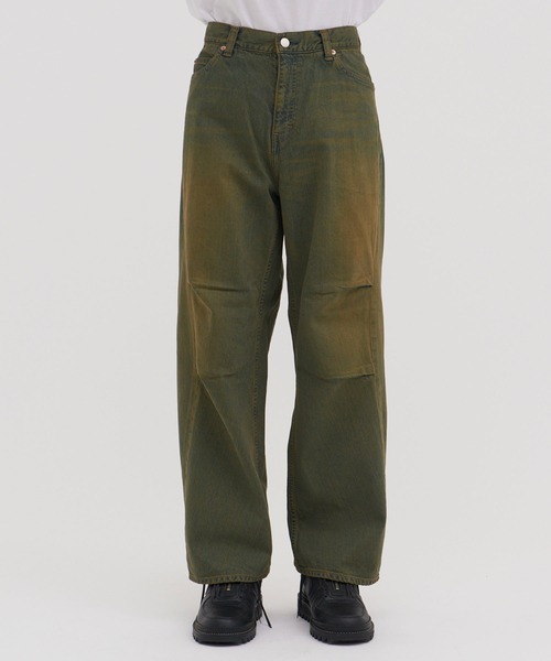 JieDa（ジエダ） ジーンズ DRAPE OVER DENIM PANTS メンズ : ZOZOTOWN