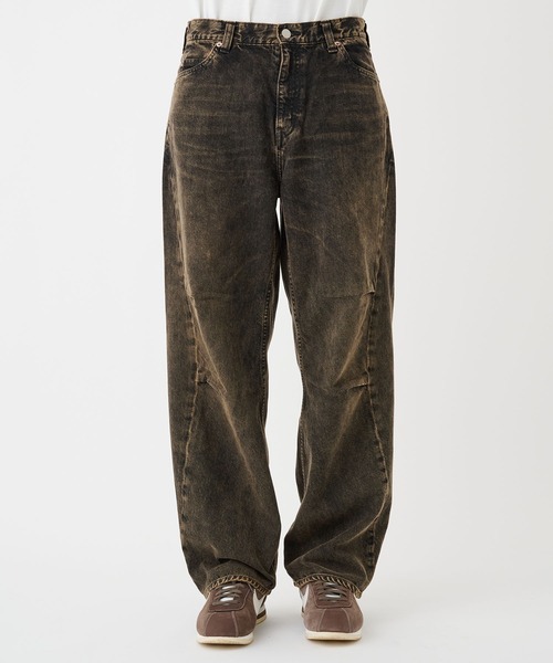ジーンズ DRAPE OVER DENIM PANTS メンズの画像