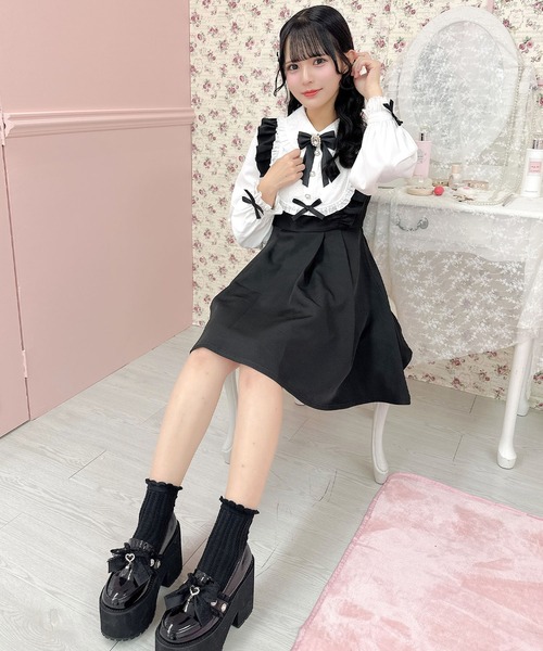 【新品】ROJITA ミニ丈ワンピース ROJITA ワンピース 「Mサイズ追加」花柄半袖ミニワンピース